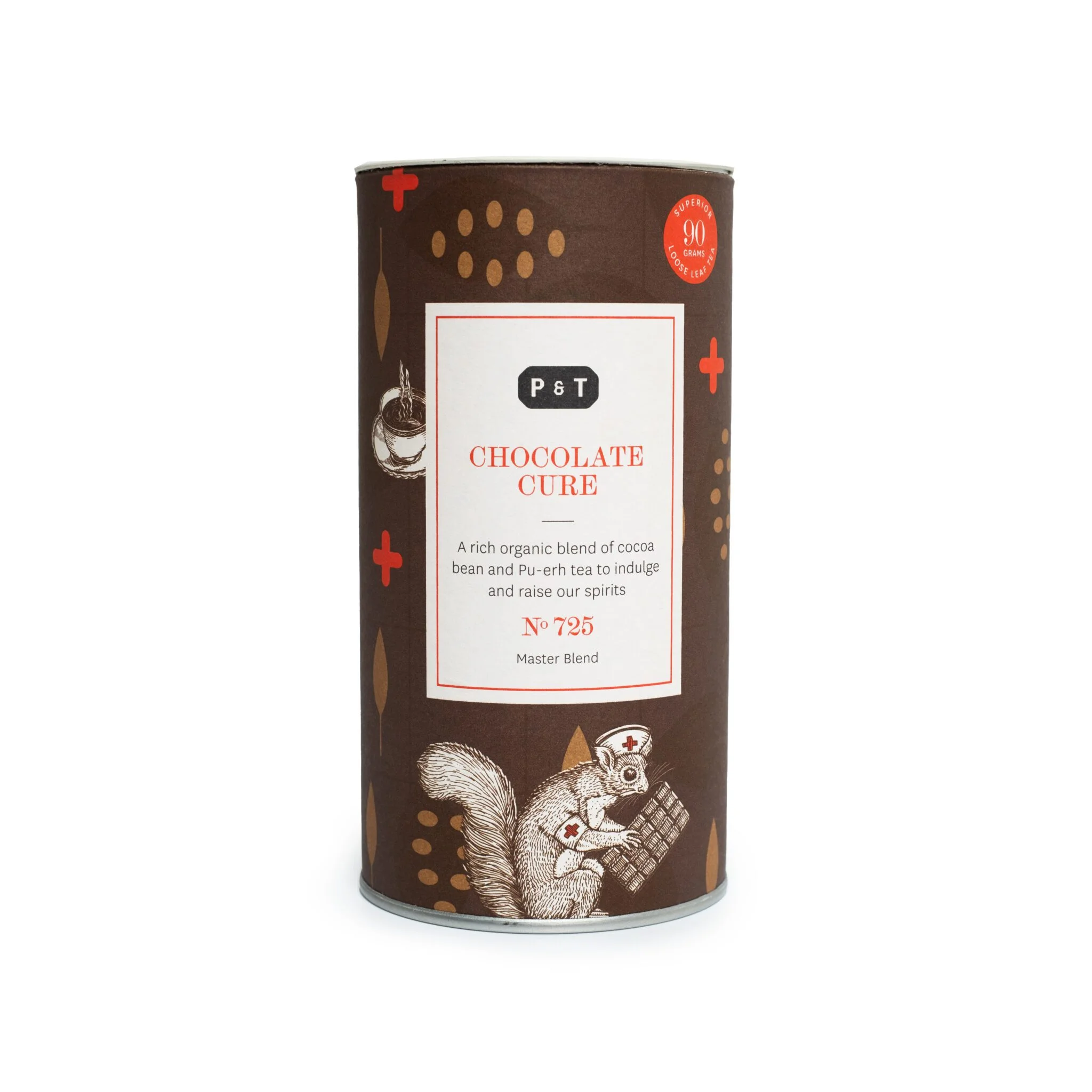 chocolate cure - organic blend of cocoa bean and Pu-erh tea